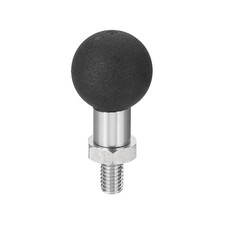 0.67" Ball Mount Base Ball Adapters with M6 Threaded Bolt Silver