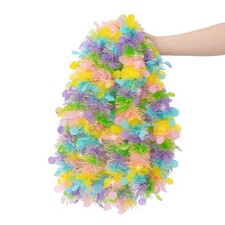 33 Ft Easter Tinsel Pink Yellow Blue Purple Green Metallic Decoration New
