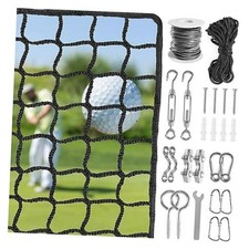 Golf Practice Net with Steel Hanging Kit Nylon Rope, 10x15FT with Accessory