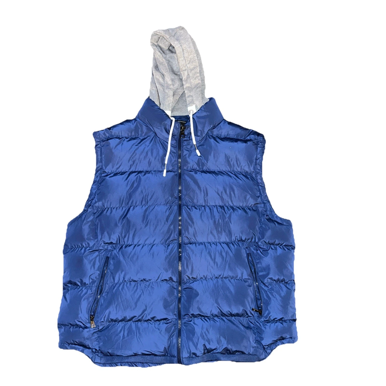 ZSHOW Men's Outdoor Vest Removable Hooded Padded Puffer Vest Waterproof Jacket