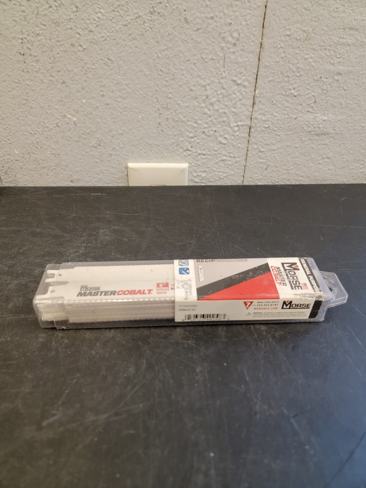 MORSE Master Cobalt Reciprocating Saw Blade 8" x 3/4" 18TPI RB818T50 (50 pack)