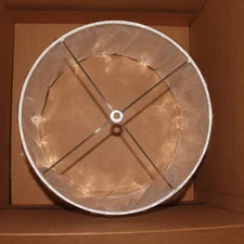 Stylecraft Home Collection Conical 1-Light Table Lamp White Washed Finish