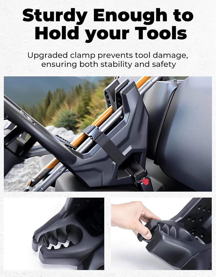 UTV 狩猎工具支架驾驶室座椅安装架适用于 Defender UForce1000 Ranger — 第 4/4 张图片