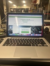 MacBook Pro Retina Late 2013 13" i5 3rd/2.4GHz/8gb/256gb SSD/Big Sur READ