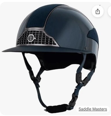 Neu Gatehouse Oxer Reitmütze Navy