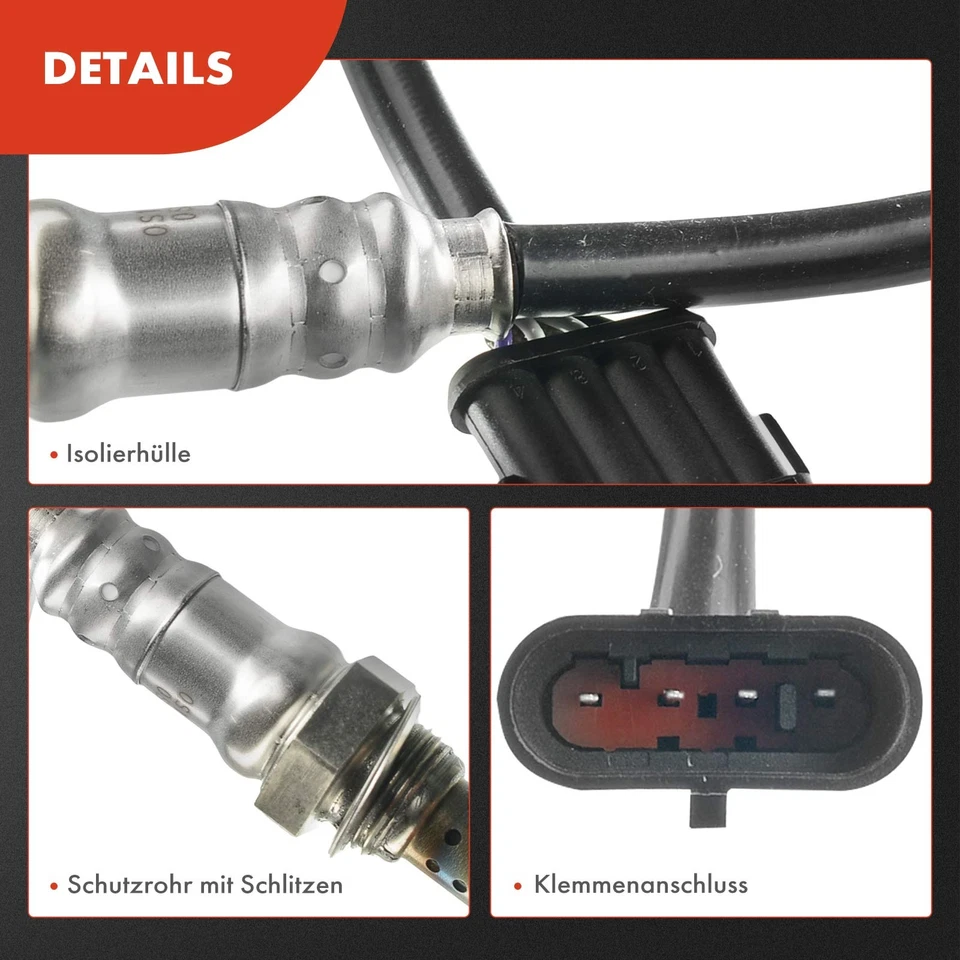 2x Sonda Lambda per Fiat Punto Panda Palio Doblo Lancia Musa Ypsilon Alfa Romeo - Immagine 3 di 4