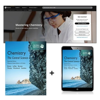 Chemistry: The Central Science plus Pearson Mastering Chemistry with by Brown