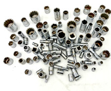 Mixed Socket Lot Of 98 - Craftsman Husky Proto Wright - Misc Sizes