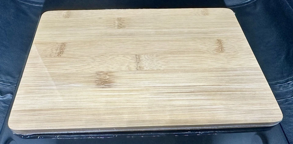 2 Pack of Bamboo Cutting Boards Sushi Tray Charcuterie 8.5" x 6" - Image 3 of 4