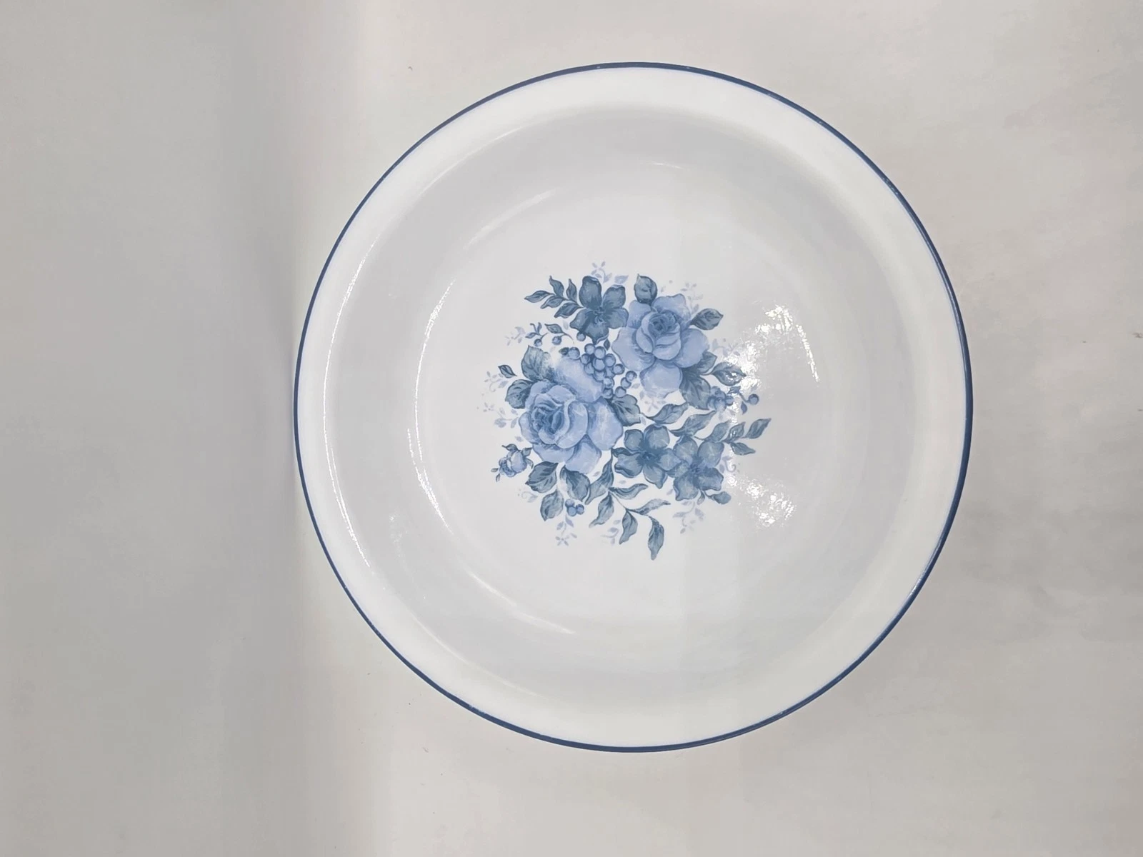 Corning/ Corelle Blue Velvet 10 1/4 Inch Pie Baking Dish