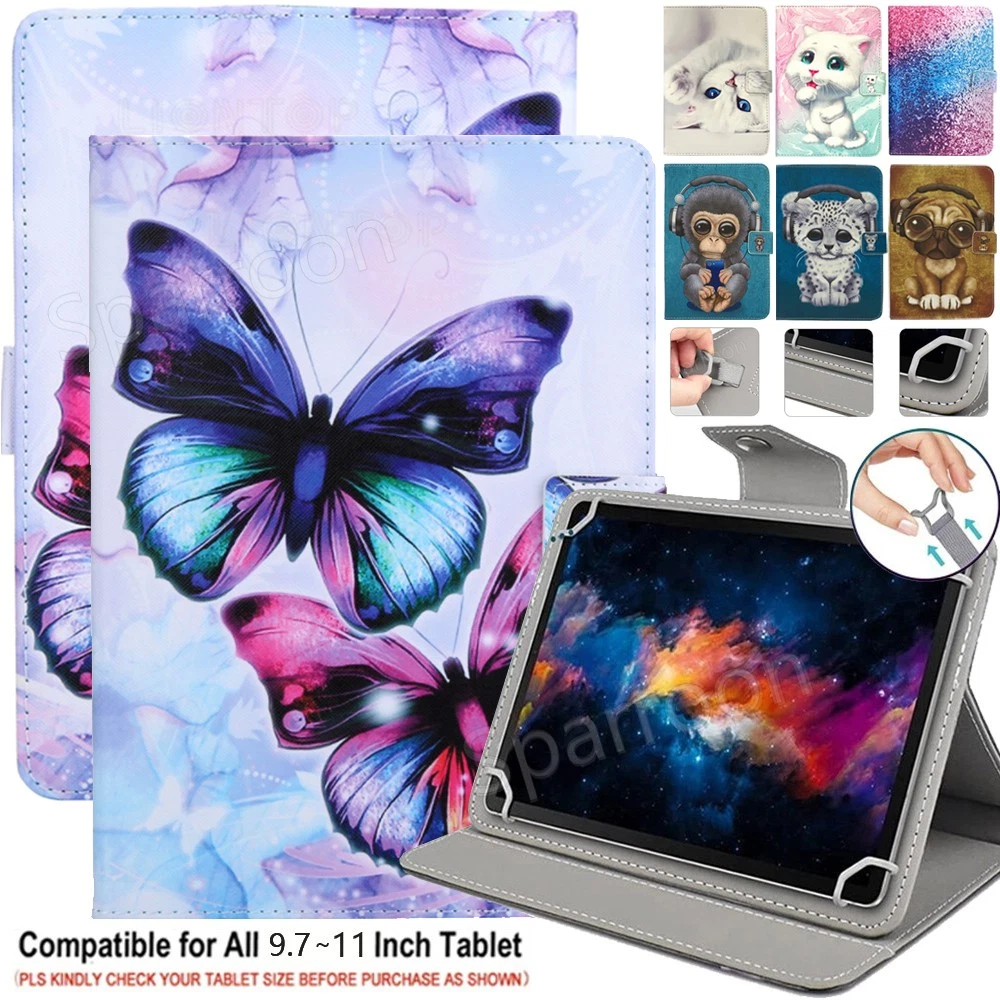 For TCL TAB 10L Gen4 Gen3 Gen2 10s 10.1" Universal PU Leather Stand Case Cover