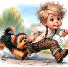 Dog Diamond Painting Kit for Adults - Diamond Art Beginners - DIY Full Diamond D