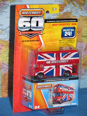 MATCHBOX 60th ANNIVERSARY BRITISH ROUTEMASTER BUS #4/24 ***BRAND