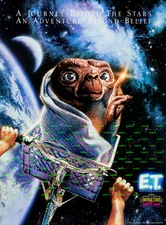Universal Studios E. T . Ride 11" x 15.5" Collector's Poster