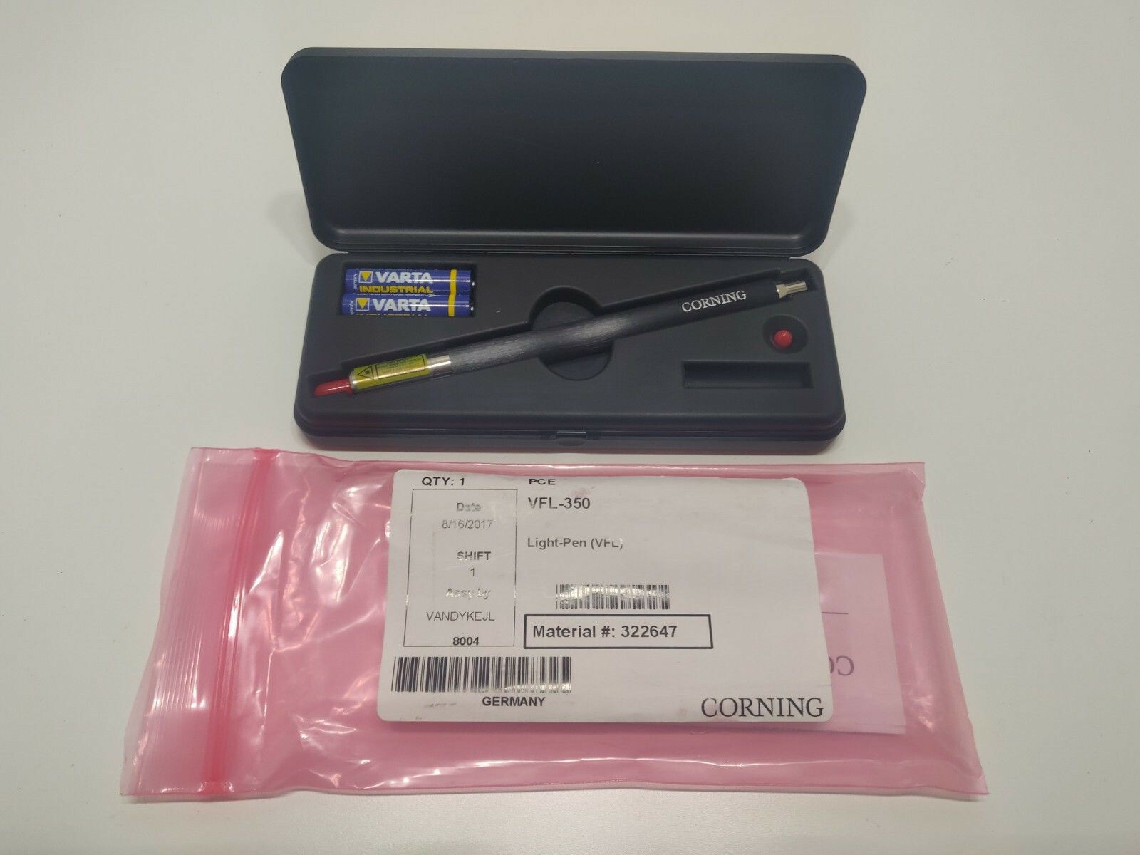 Brand New Corning VFL Pen VFL350 Fiber Optic Light Pen eBay