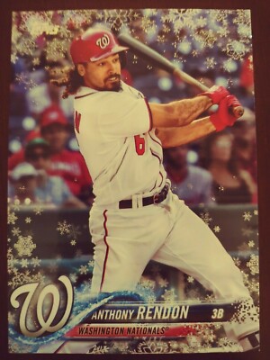 Anthony Rendon 2018 Topps Holiday Snowflake Metallic #HMW162 Nationals Angels
