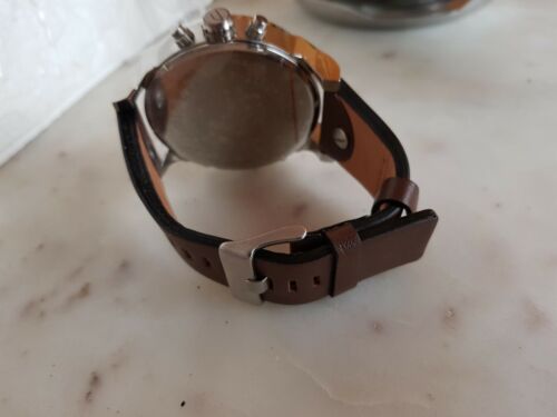 Diesel DZ 7314 The Daddies Series Reloj de Acero Inoxidable con Correa de Cuero - Imagen 5 de 11