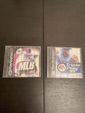 MLB 2002 (Sony PlayStation 1, 2001) & EA Sports Triple Play ‘99 (PlayStation 1)