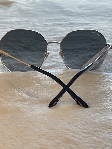 Jimmy Choo Astra/F/SK 000 Gold Sunglasses 58-17-145 - Picture 10 of 11