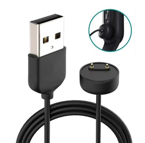 Câble de charge USB pour Xiaomi Mi Band 5 6 7 chargeur fitness tracker smart docking - Photo 4 sur 11