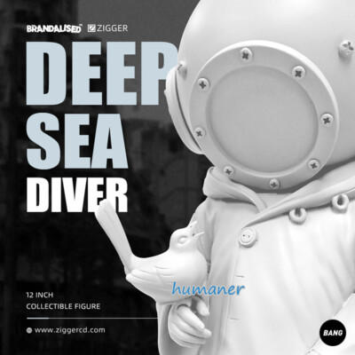 ZIGGER BRANDALISED BANKSY DEEP SEA DIVER Character Figure Model