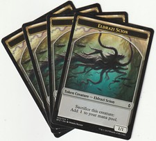 ✪ 4 MAGIC The Gathering ELDRAZI SCION Token Creature MTG PLAYSET BFZ/EN 2015