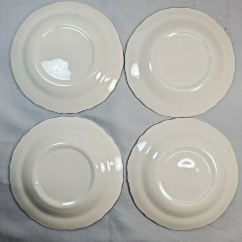 Vtg Canonsburg Pottery American Traditional Bread Butter Plates 6" Set 4 Dishes - Picture 4 of 4