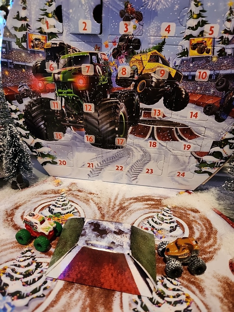Monster Jam Mini Holiday Advent Calendar (16 Mini Monster Trucks & 9  Accessories | eBay