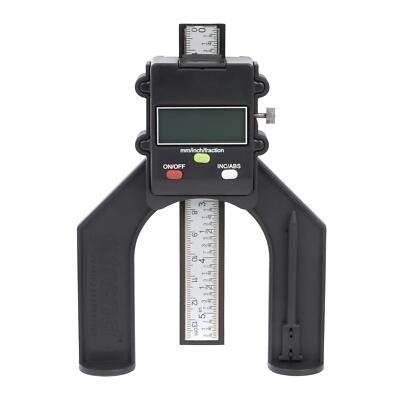 Digital Depth Gauge with 2 23/64 inch Jaw Opening for Precision Rebate and Gr...