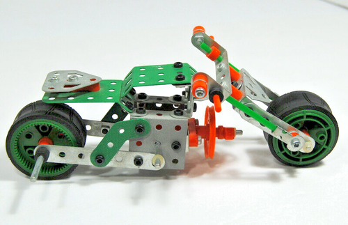 Set Costruzioni Erector 10 Modelli / Solo Moto / Bici Precostruita! - Foto 2 di 11