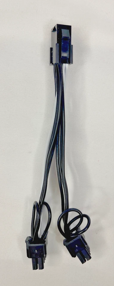 PCIe Splitter 6-Pin Female to Dual 8 Pin (6+2) Male Power Cable 18AWG GPU Mining - Image 2 of 4