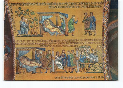 Basilica S Marcus Porch Stories Noah Flood Venice Italy Cont Postcard Unposted