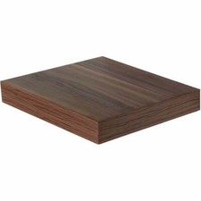 Walnut Wood Effect Floating Shelf Wall Mounted Storage Unit Shelving Display Kit