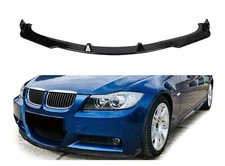 Front Bumper Spoiler Lip Valance Splitter Base Gloss Black For BMW E90 E91 08-12