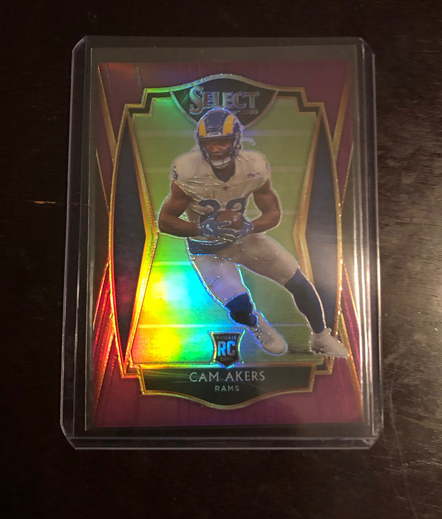 Cam Akers 2020 Select #155 Premier Level RC PURPLE PRIZM #75/75 Rams SP eBay 1/1