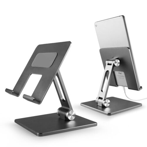 Universal Tablet Stand Aluminum Adjustable Holder Desktop Stand for Phone iPad - Picture 7 of 18