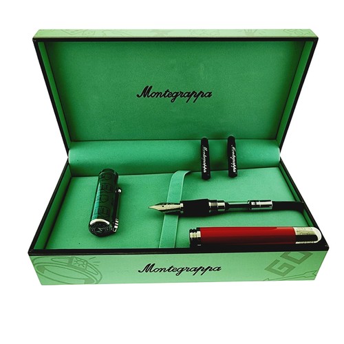 Montegrappa ISMXO3EE Penna stilografica proprietario monopoly pennino medio - Foto 4 di 9