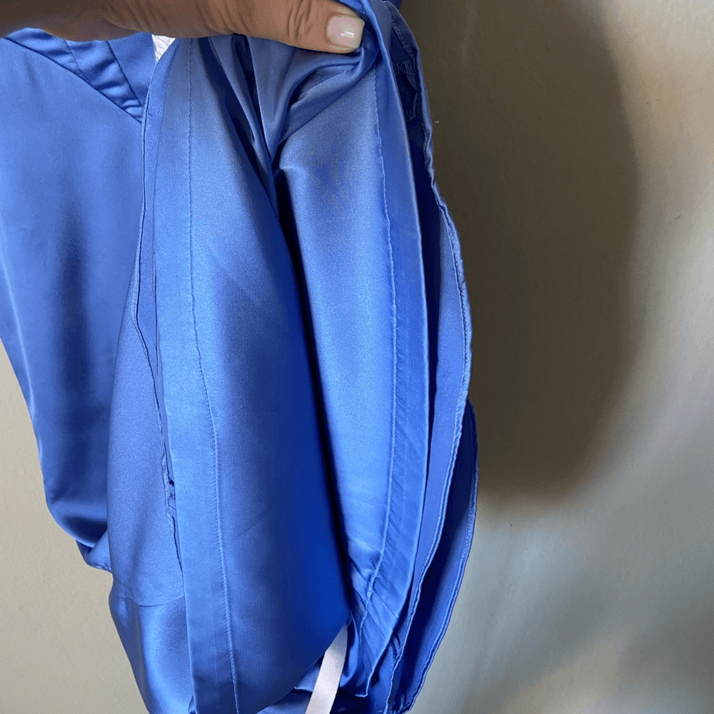 olivette periwinkle satin corset maxi dress NWT House Of Cb Olivette Periwinkle Satin Maxi Blue Dress Corset Size XS