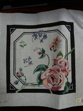 Hand Painted - 18 Count - Needlepoint CANVAS - Includes THREAD