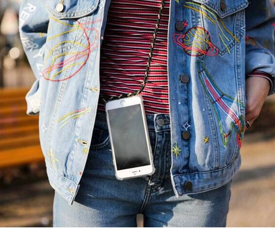 Custodia HandyKette Per Google Pixel 9 Pro XL Borsa Corda Filo Case ROSA - Immagine 3 di 4