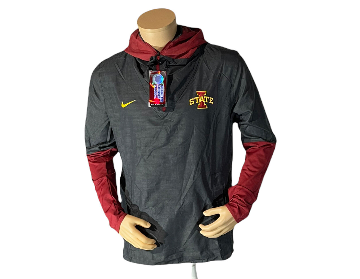 Ветровка Nike On-Field Iowa State Cyclones на молнии 1/4, размер M CQ5213-060