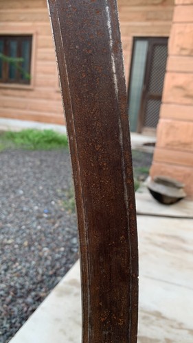 Vintage Old Hand Forged Iron Hilt Mughal King Hand Carving Sword Katar Talwar - Picture 4 of 12