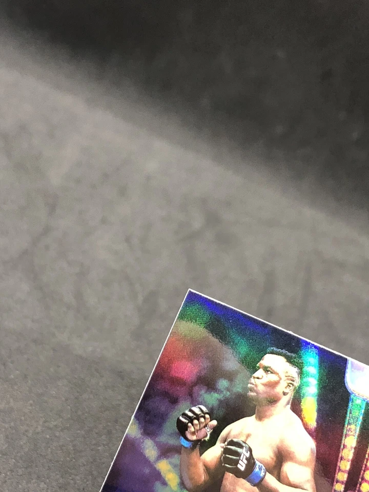 2021 Prizm UFC Francis Ngannou INSTANT IMPACT SILVER HOLO SSP #7 1ST YEAR PRIZM! - Image 3 of 4