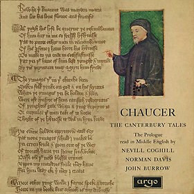 Geoffrey Chaucer / Prolog zu den Canterbury-Geschichten in Mittelenglisch gelesen / UK - Bild 1 von 3