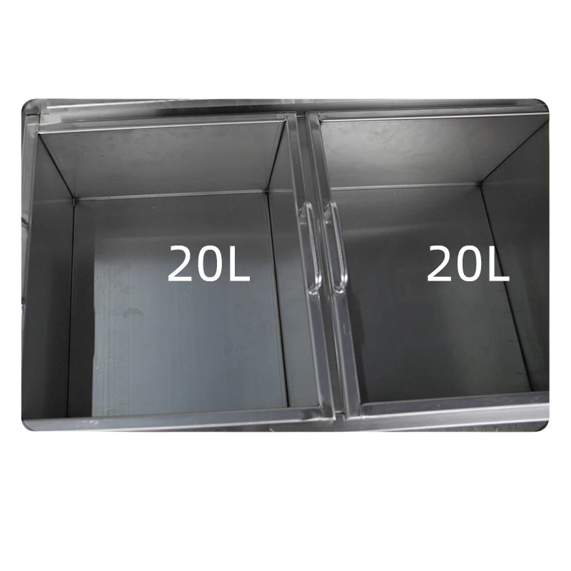 ✅20L+20L Friteuse Edelstahl Profi Küche Kaltzonen Elektrische Fritteuse Frittöse - Bild 4 von 4