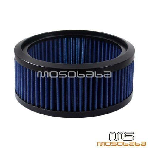 6" Round Blue Air Filter Cleaner For Harley Softail Touring Breakout FXSB Suzuki - Picture 9 of 9