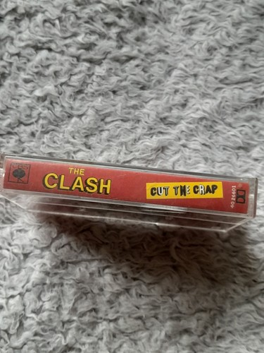The Clash Cut The Crap Cassette, CBS Rare Red Cassette 1985 Punk Strummer - Picture 3 of 5