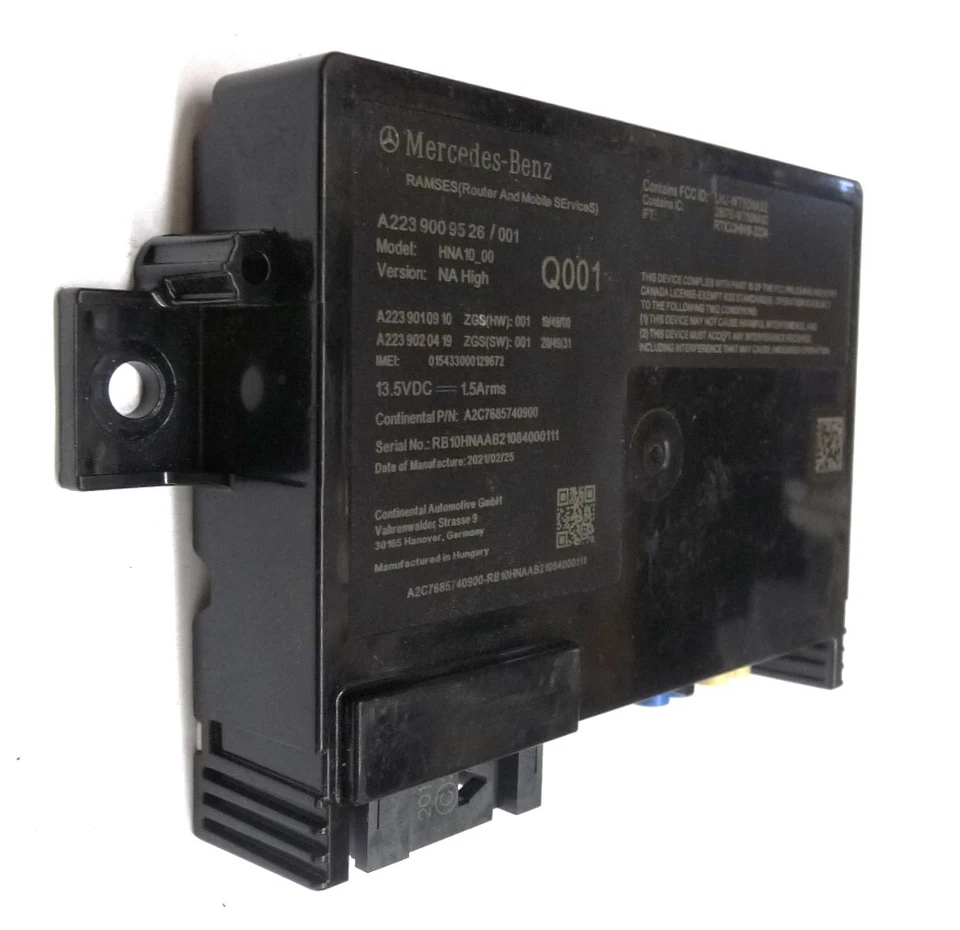 2021 Mercedes Benz S500 S580 GPS Navigation Control Module A2239009526 OEM A1 - Image 2 of 4