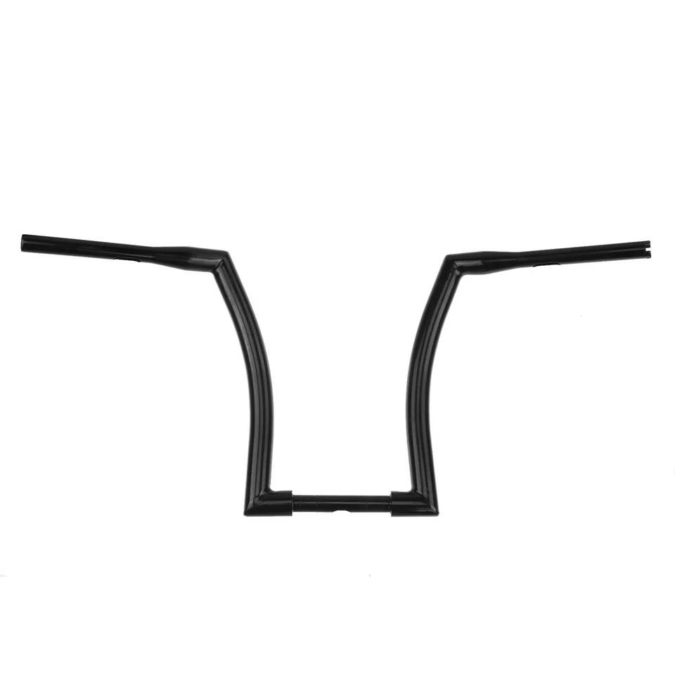 Manillar negro de 16" para Harley-Davidson Blackline Breakout Deluxe Dyna Fatbob Foto 2 de 4