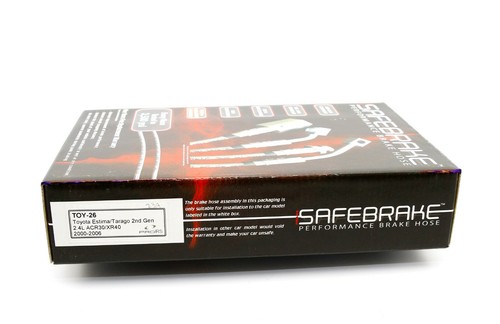 Fits Toyota Estima, Tarago ACR30, MCR40 2000-2006 - SAFEBRAKE Performance Hoses - Picture 7 of 12